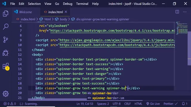 Video thumbnail for Bootstrap 4 Loading Spinners Crash Course