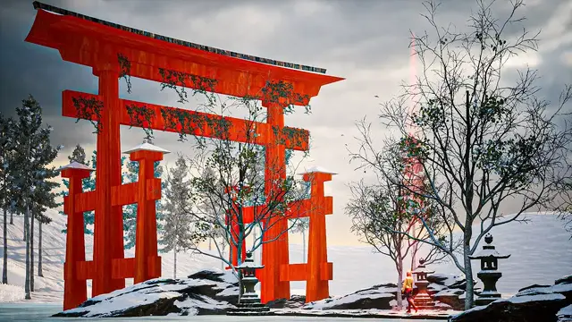 Video thumbnail for Japanese Shrine Twinmotion 2022 | Ammar Khan