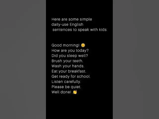Video thumbnail for speak English with kids#english #learnenglishgrammar #learnenglish