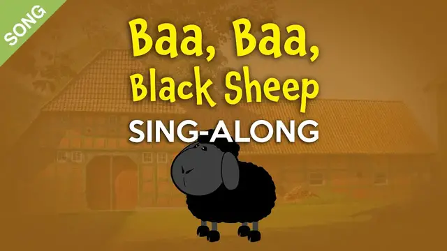 Video thumbnail for Baa Baa Black Sheep [SONG] | Nursery Rhymes Sing-Along