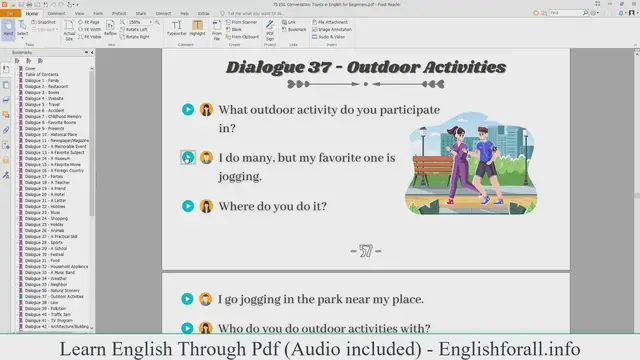 Video thumbnail for English Conversation About Outdoor Activities