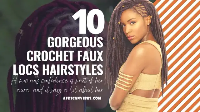 Video thumbnail for 10 Gorgeous Crochet Faux Locs Hairstyles| African Vibes #shorts