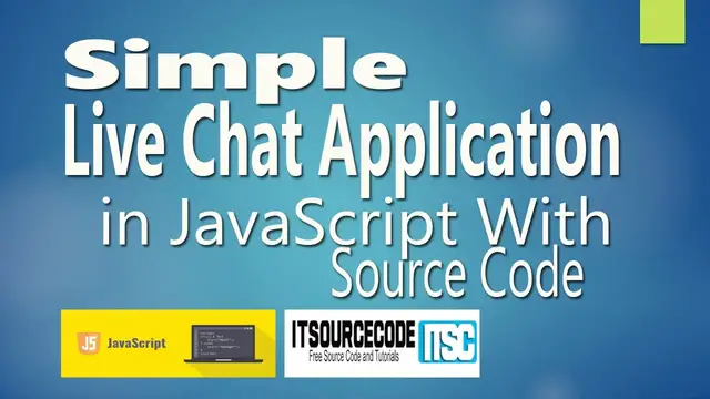 Video thumbnail for Simple Live Chat Application In JavaScript With Source Code free Download  2020 | JavaScript Project