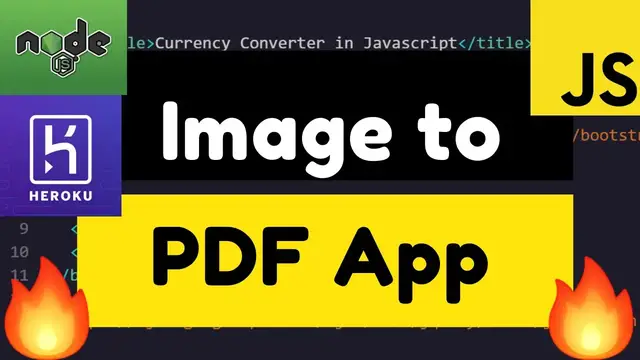 Video thumbnail for Node.js Express Convert PNG JPG Images to Single PDF File Web App Using ImageMagick Library (Heroku)