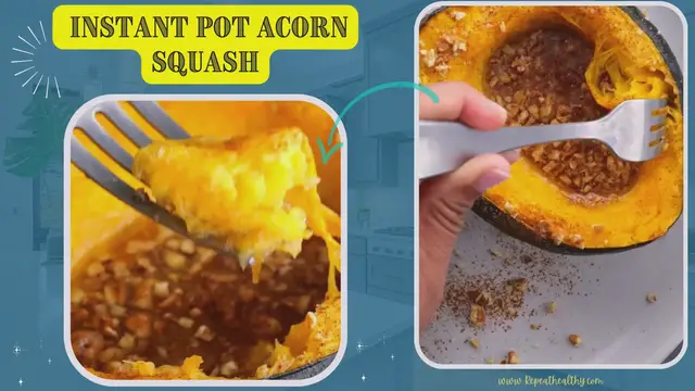 Video thumbnail for Ultra Easy Instant Pot Acorn Squash