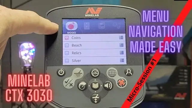 Video thumbnail for MINELAB CTX 3030 Menu Navigation - How-to Micro-Session #1.