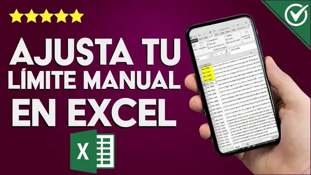 Video thumbnail for Cómo imprimir mis hojas de EXCEL evitando que se corte - Ajusta tu límite manual