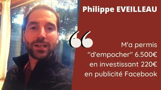 Video thumbnail for Témoignage Publicité Facebook