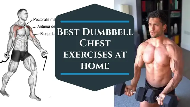 Video thumbnail for Best Dumbbell Chest Exercises at Home | Chest Workout at Home