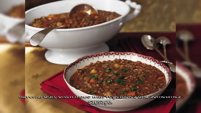 Video thumbnail for German Lentil Soup Recipe