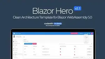 'Video thumbnail for Blazor Hero - Clean Architecture Solution Template for Blazor WebAssembly'