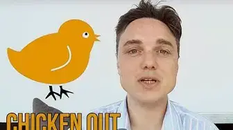 Video thumbnail for CHICKEN OUT idiom meaning