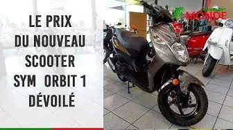 Video thumbnail for 💰🛵​ Le prix du nouveau scooter SYM Orbit 1 dévoilé