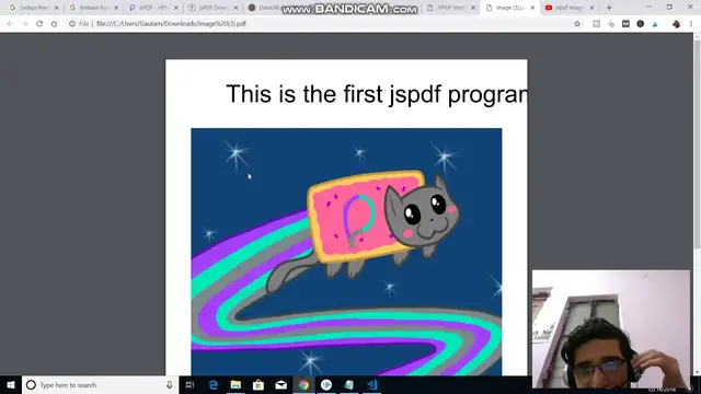 Video thumbnail for jspdf image to pdf