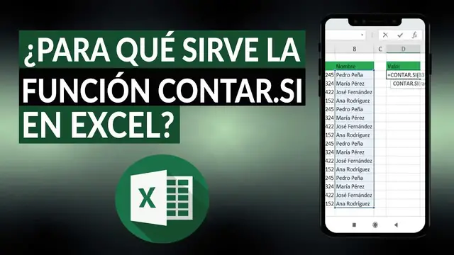 Video thumbnail for ¿Para qué sirve la función CONTAR.SI en EXCEL y cómo se utiliza?