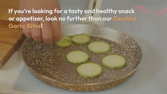 Video thumbnail for Zucchini Garlic Bites
