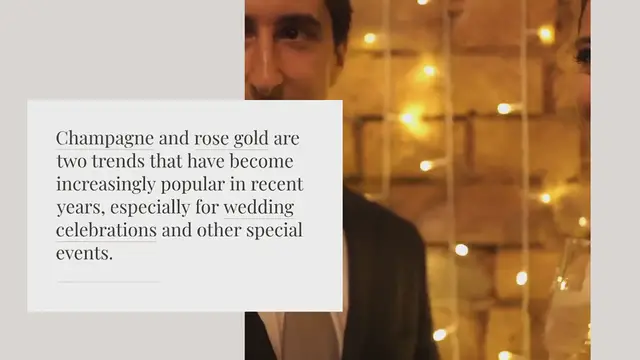 Video thumbnail for Does champagne and rose gold go together?