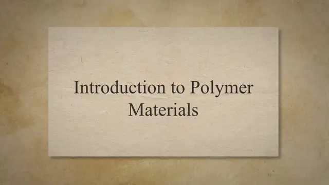 Video thumbnail for What is a Polymer? Examples of Polymers