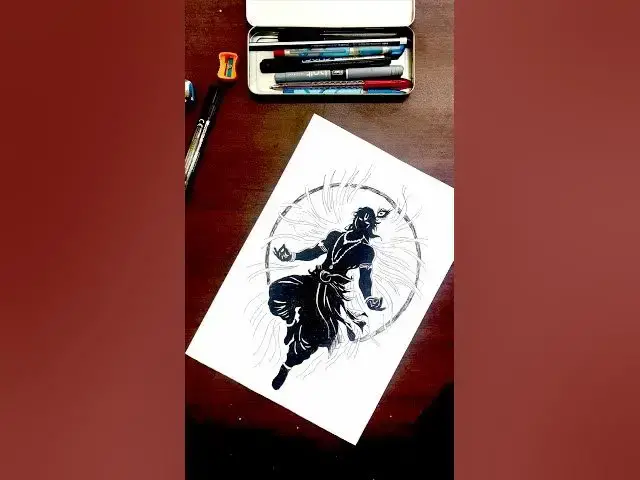 Video thumbnail for “6 sec tak skip mat karna… 😳#art #krishanstatus #creative #drawing #trendingshorts #artist