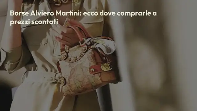 Video thumbnail for Borse Alviero Martini scontate: quelle che vorrai comprare subito
