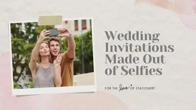 'Video thumbnail for Selfie Wedding Invitation Card Ideas'