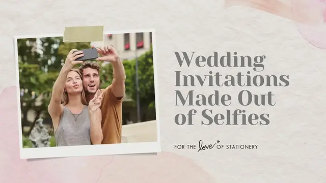 'Video thumbnail for Selfie Wedding Invitation Card Ideas'