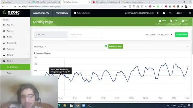 Video thumbnail for How Ezoic Ads $281 Dollars vs Adsense $72 Dollars Quadruple my Income in 75 Days Full Proof