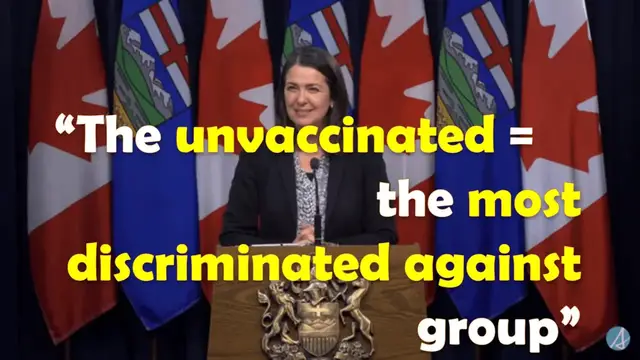 Video thumbnail for New Alberta Premier says the unvaccinated are ‘the most discriminated against group’