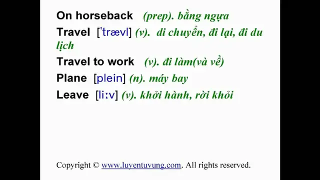 Video thumbnail for Learn English Vocabulary - Grade 6 - Unit 07 - Lesson 02