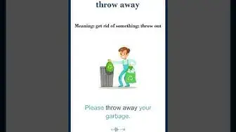 Video thumbnail for Throw away meaning | throw away sentences | Common English Idioms #shorts