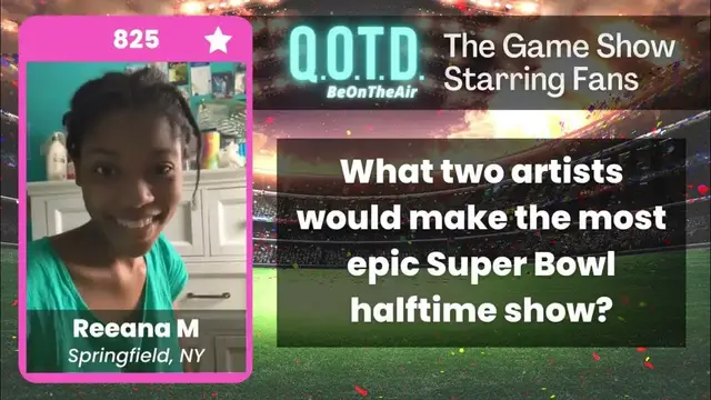 Video thumbnail for Our Favorites: Reeana wants Rihanna and BTS to do a Super Bowl Halftime Show. A dream come true!