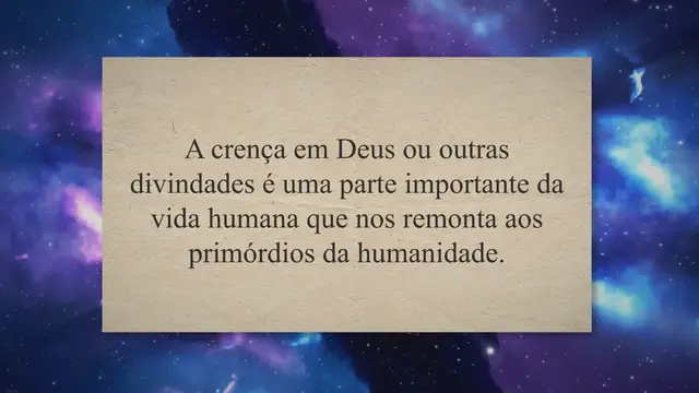 'Video thumbnail for Porque as pessoas acreditam em religião?'