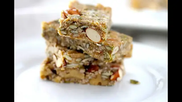 Video thumbnail for Keto Nut Bars - No Bake Keto Snack with 4g of carbs!