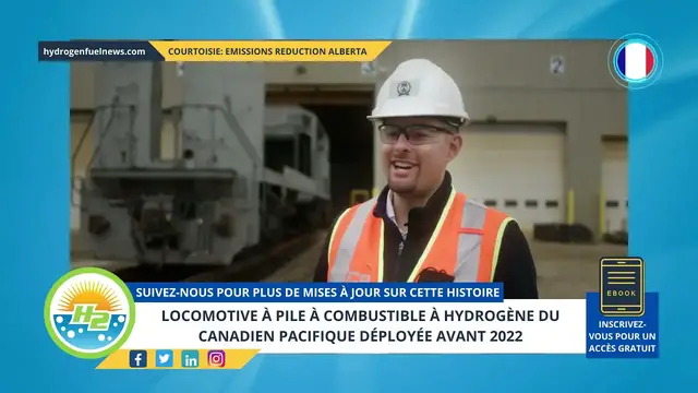 Video thumbnail for [French] Hydrogen fuel cell locomotive from Canadian Pacific to roll out before 2022