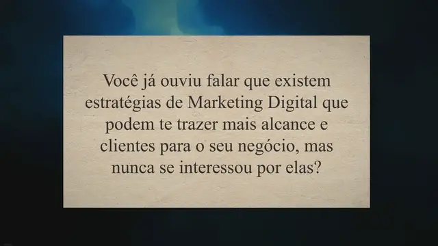 Video thumbnail for Estratégias de Marketing Digital para atingir mais clientes