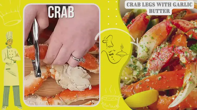 Video thumbnail for Crab Legs with Garlic Butter