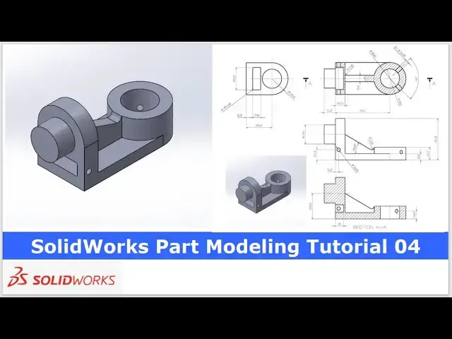 'Video thumbnail for SolidWorks Part Modeling Tutorial 04 | SolidWorks Tutorial | SolidWorks Part Modeling |'