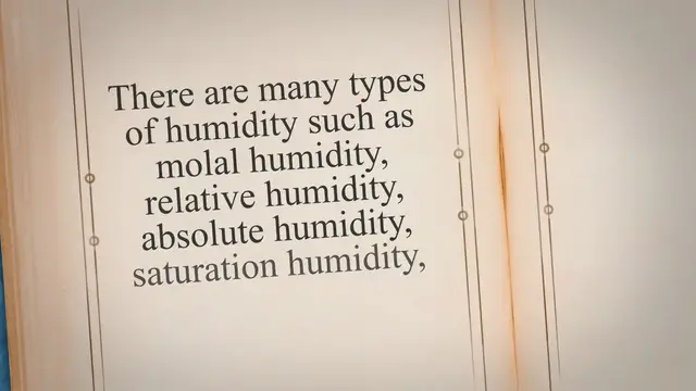 Video thumbnail for Humidity, Relative Humidity, Specific Humidity Definition & Formula
