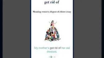 Video thumbnail for Get rid of meaning | get rid of sentences | Common English Idioms #shorts