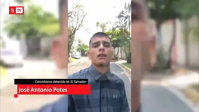 Video thumbnail for APARECE JOVEN COLOMBIANO DETENIDO EN EL SALVADOR, ESTÁ LIBRE Y DICE QUE NO FUE DETENIDO POR TEMA PANDILLAS
