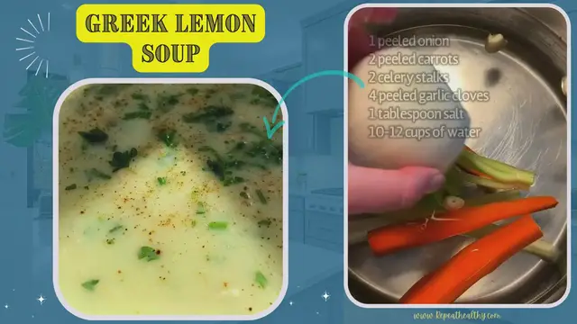'Video thumbnail for Greek Lemon Soup'