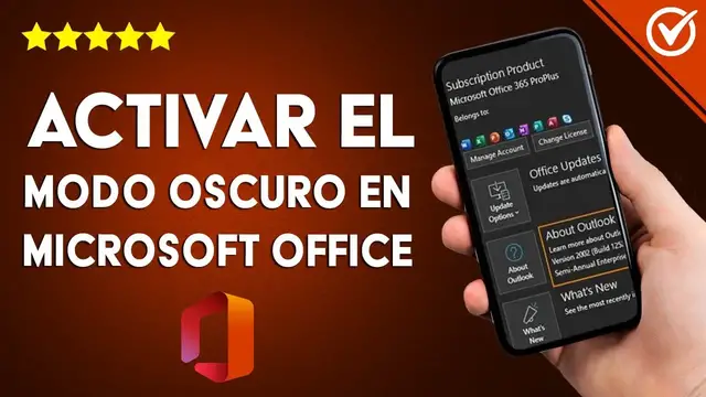 Video thumbnail for ¿Cómo activar el modo oscuro o modo nocturno en MICROSOFT OFFICE? - Word, PowerPoint y Excel