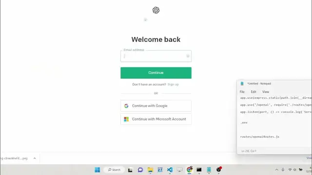 Video thumbnail for Build a AI Image Generator in Browser Using OpenAI API Node.js & Express