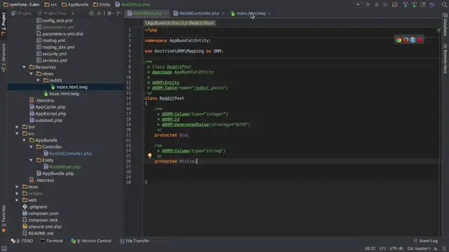 'Video thumbnail for Beginners Guide to Doctrine with Symfony 3 - Part 2 of 7 - Data Retrieval'
