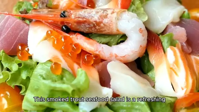 Video thumbnail for Smoked Trout Seafood Salad