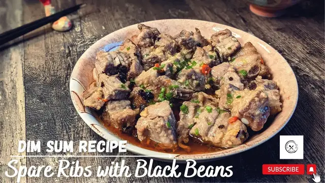 Video thumbnail for Authentic and Delicious Dim Sum Spare Ribs with Black Beans@mrs5cookbook