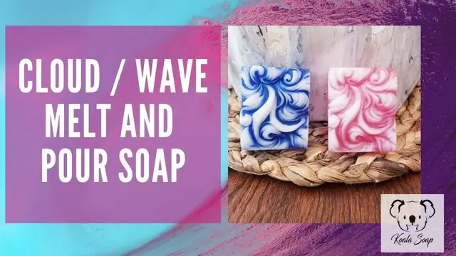 'Video thumbnail for Melt and Pour Soap Making Cloud Wave Soap Recipes Tutorial for Beginners'