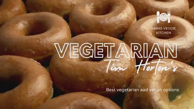 'Video thumbnail for Vegetarian and Vegan Options at Tim Hortons'