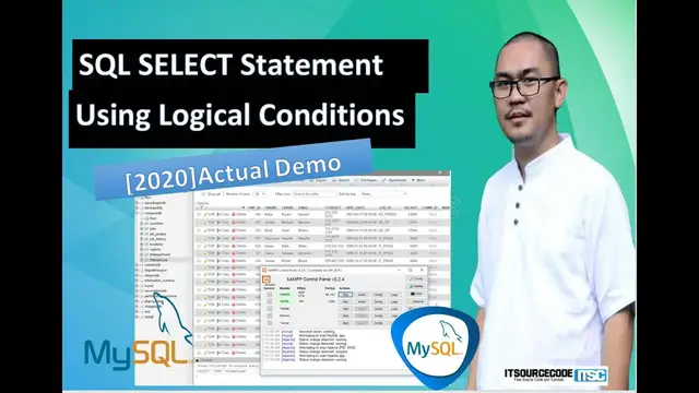 Video thumbnail for SQL Select Statements Using Logical Conditions with Example | 2020 Best Practices