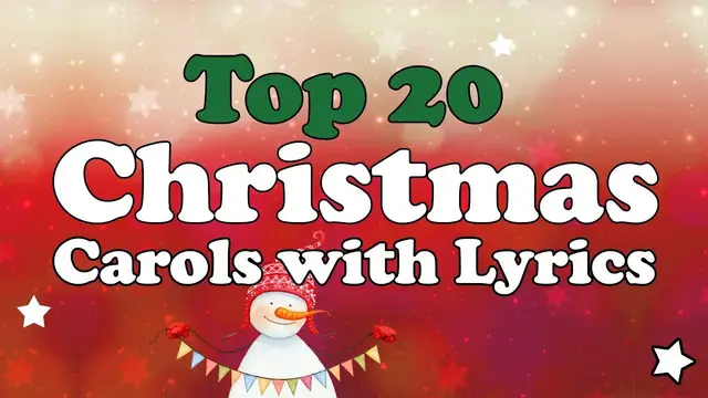 Video thumbnail for Top 20 Christmas Carols with Lyrics to Sing-Along | 1-hour Playlist